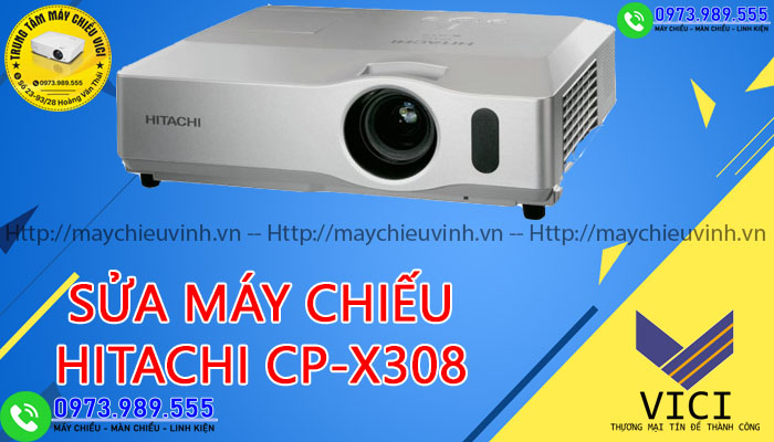 sửa máy chiếu hitachi cp-x308